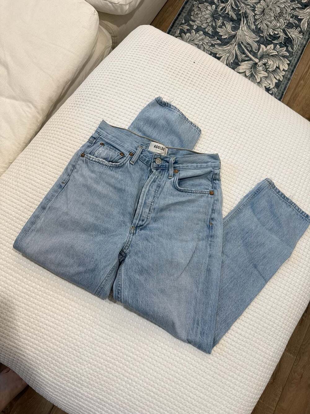 AGOLDE 90's Pinch Waist High Rise Straight Leg Jeans Size 25